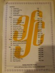 3fe Restaurant (Food Menu)