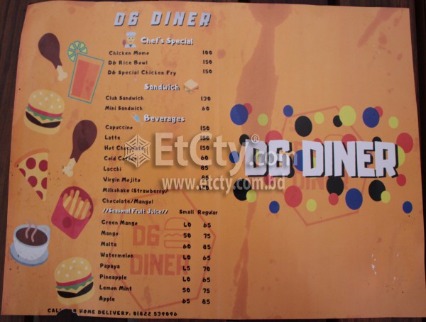 D6 DINER(Food Menu)