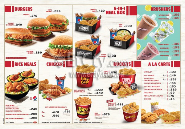 KFC(Food Menu)