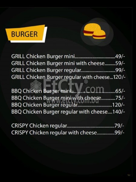 Burger Tong (Food Menu)