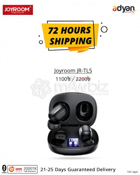 Joyroom JR-TL5 কিনুন আদিয়ান মার্ট থেকে ৫০% পর্যন্ত ডিস্কাউন্টে।